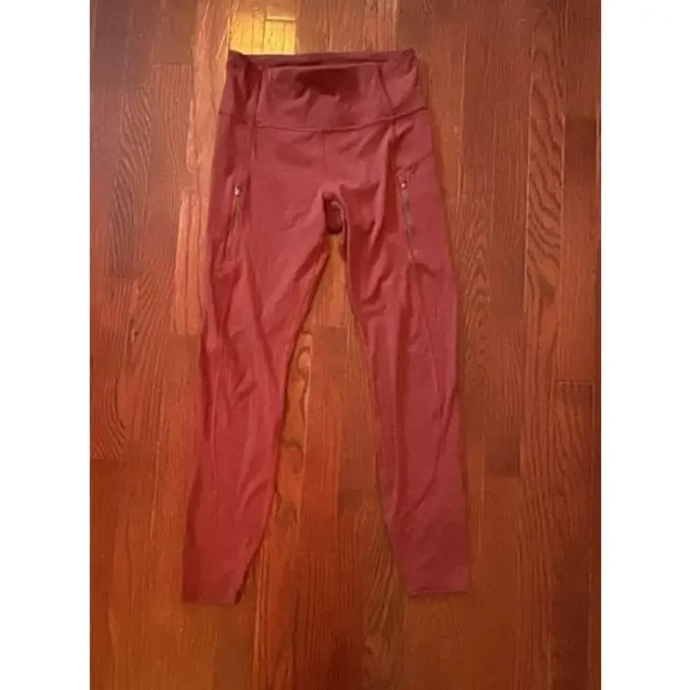 Athleta Rainier Tight High Rise Leggings in Spiced Cabernet Red Small S - Picture 4 of 8